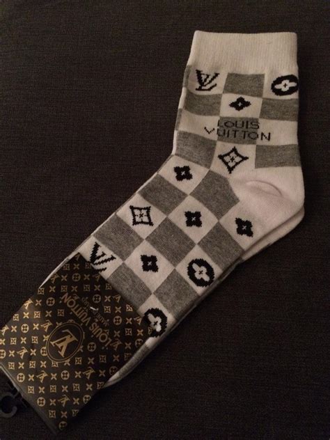 white louis vuitton socks